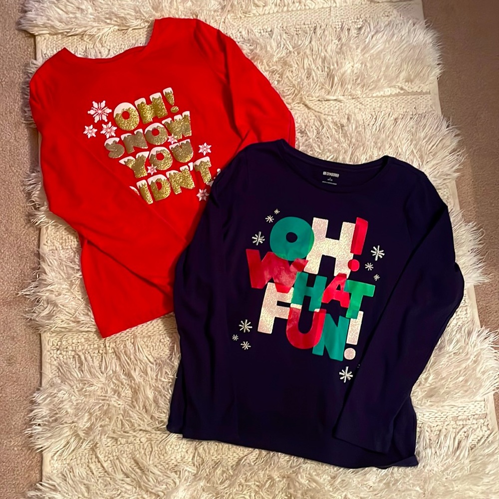 Girls winter shirts